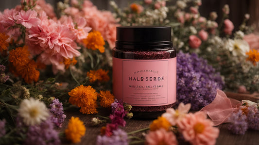 Indulge in Luxury: Soothing Suds' Wild Hare Bath Salt & Flower Sets