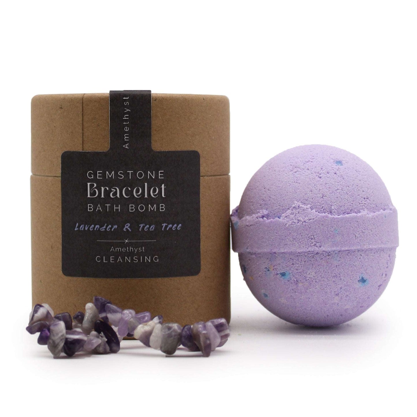 Amethyst Gem Bracelet Bath Bomb - Soothing Suds