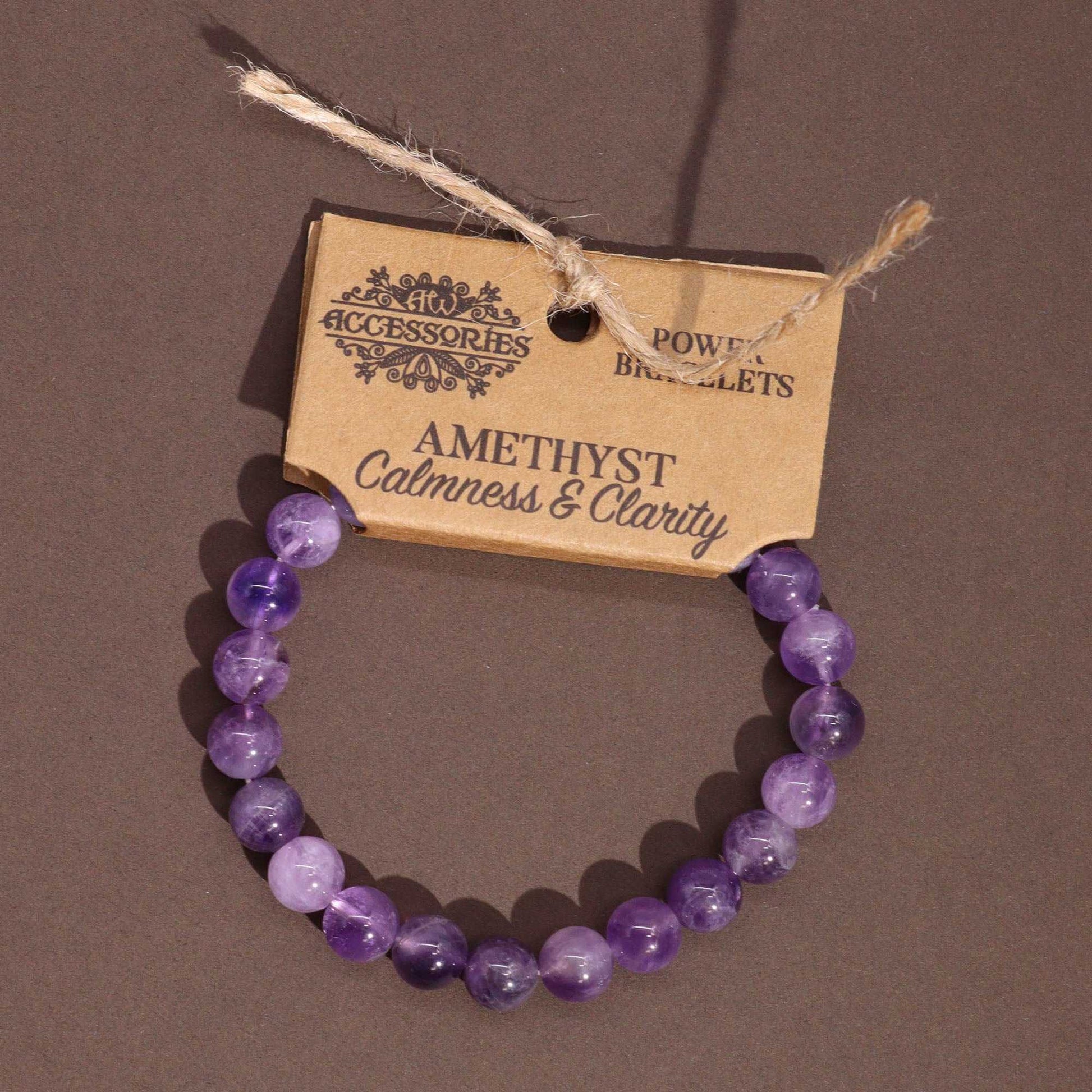 Amethyst Aura Bracelet - Calm & Clarity