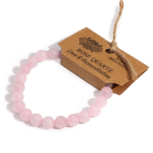 Rose Quartz Aura Bracelet - Love & Reconciliation