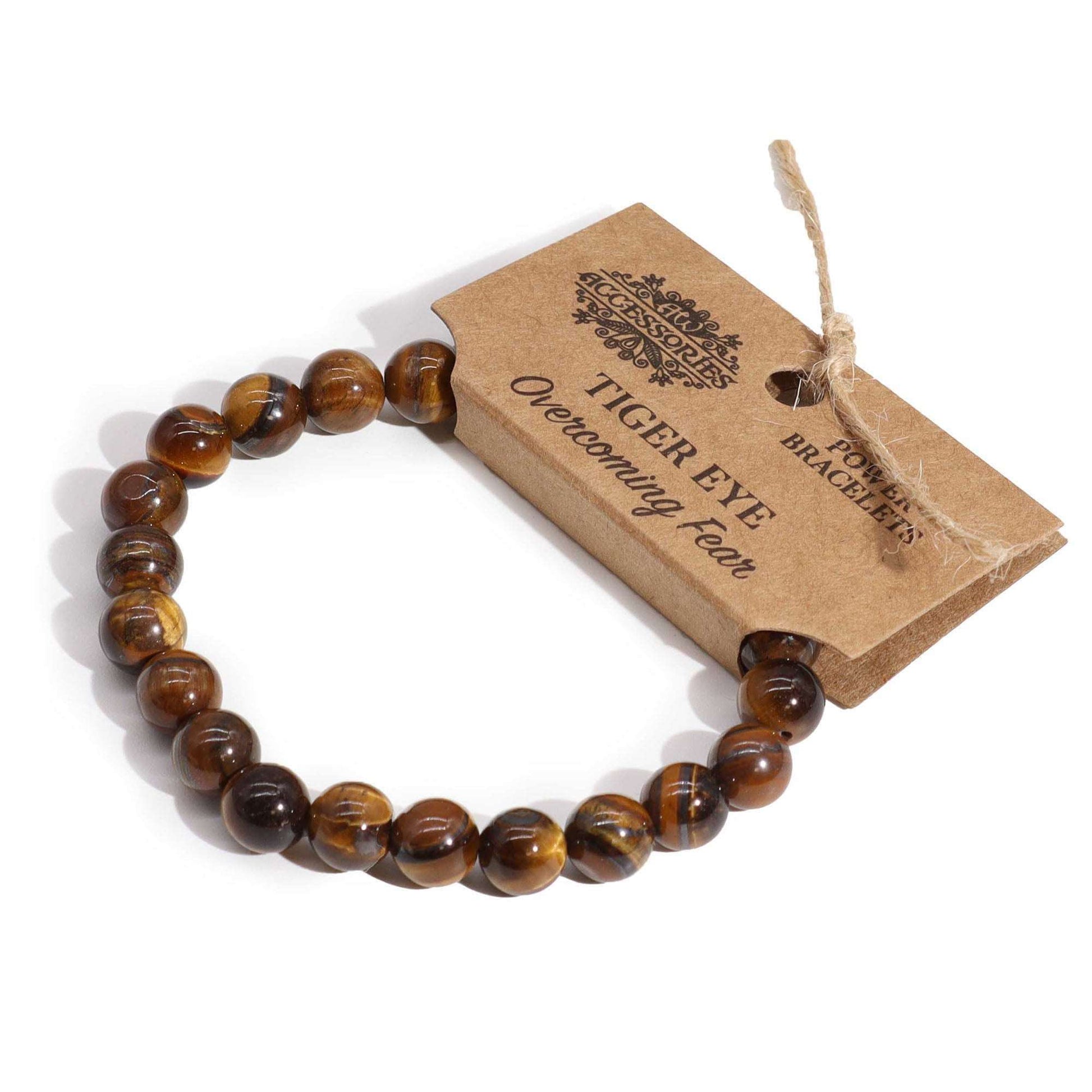 Tiger Eye Aura Bracelet - Overcome Fear & Gain Confidence