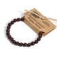 Blood Garnet Aura Bracelet - Ignite Passion & Vitality