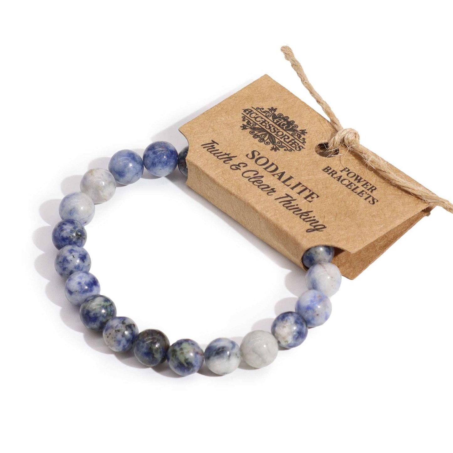 Sodalite Aura Bracelet - Clear Thinking & Truth