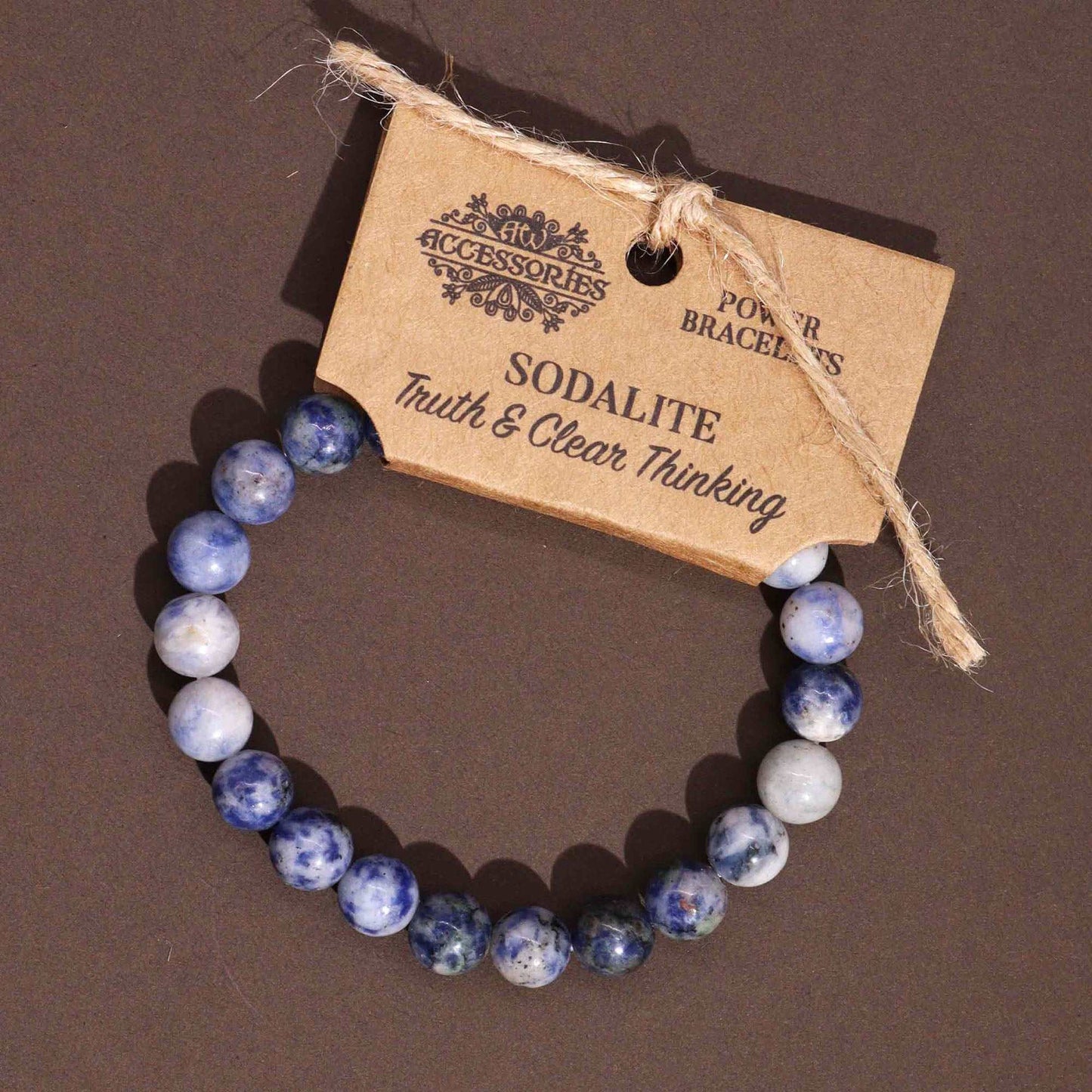 Sodalite Aura Bracelet - Clear Thinking & Truth