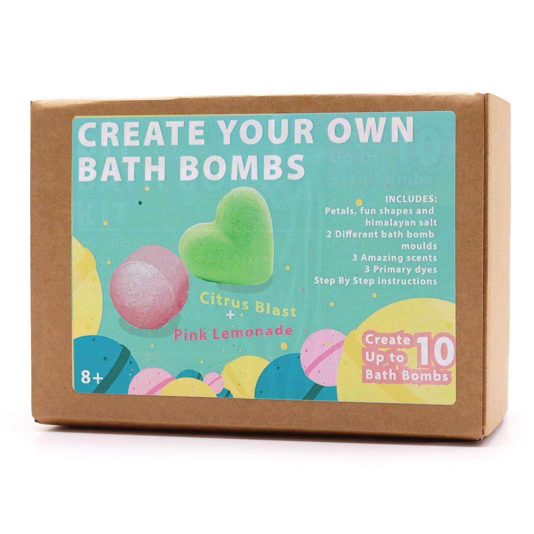 Bath Bomb Kit - Pink Lemonade & Citrus Blast - Soothing Suds