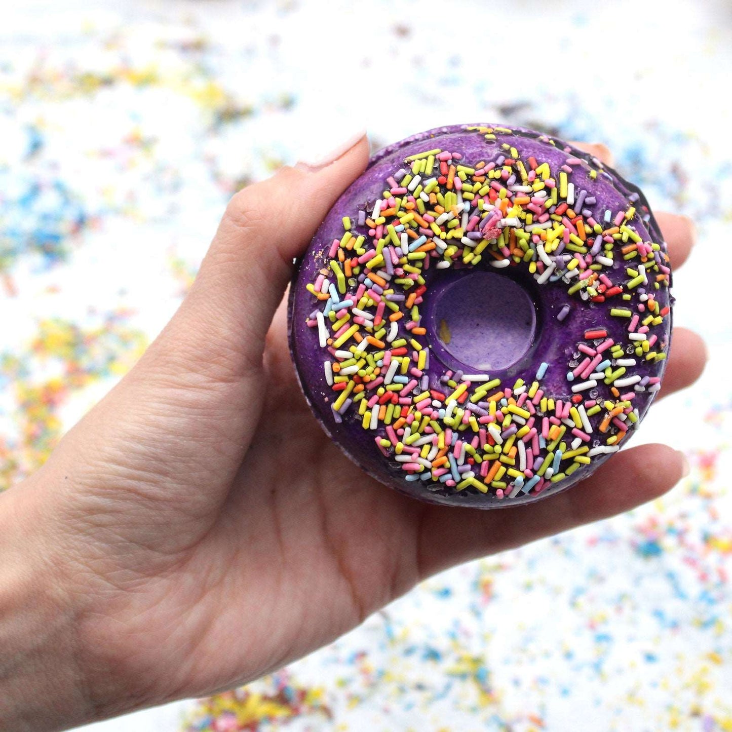 Blackberry and Almond Bath Donuts - Soothing Suds