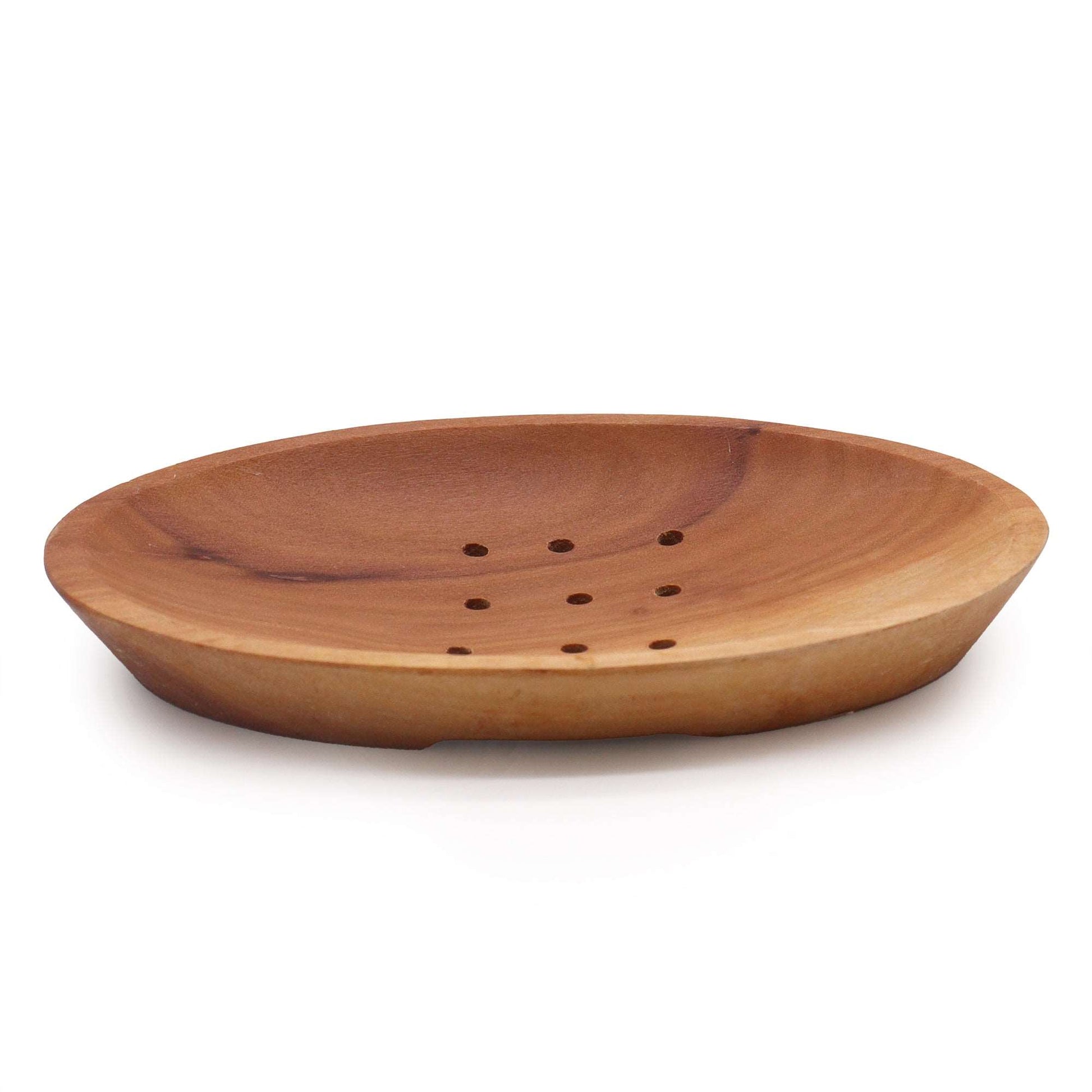 Classic Mahogany Soap Dish - Oval - Soothing Suds