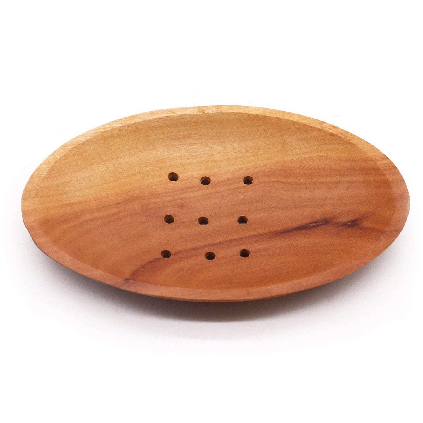 Classic Mahogany Soap Dish - Oval - Soothing Suds