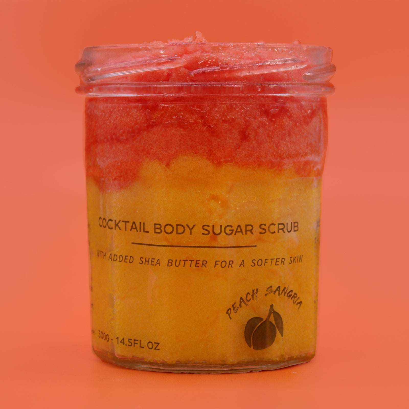 Fragranced Sugar Body Scrub - Peach Sangria 300g - Soothing Suds