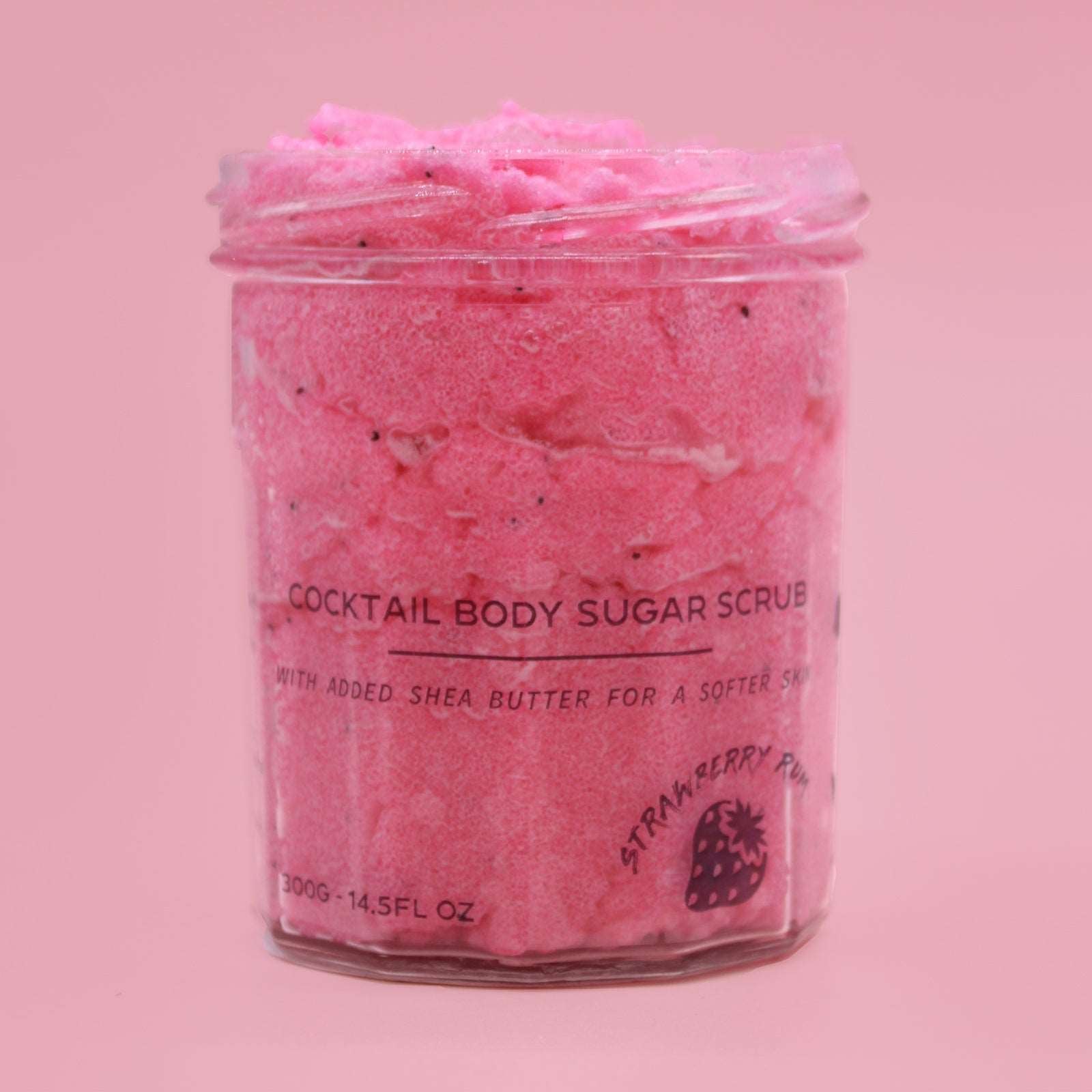 Fragranced Sugar Body Scrub - Strawberry Rum 300g - Soothing Suds