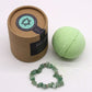 Green Aventurine Gem Bracelet Bath Bomb - Soothing Suds