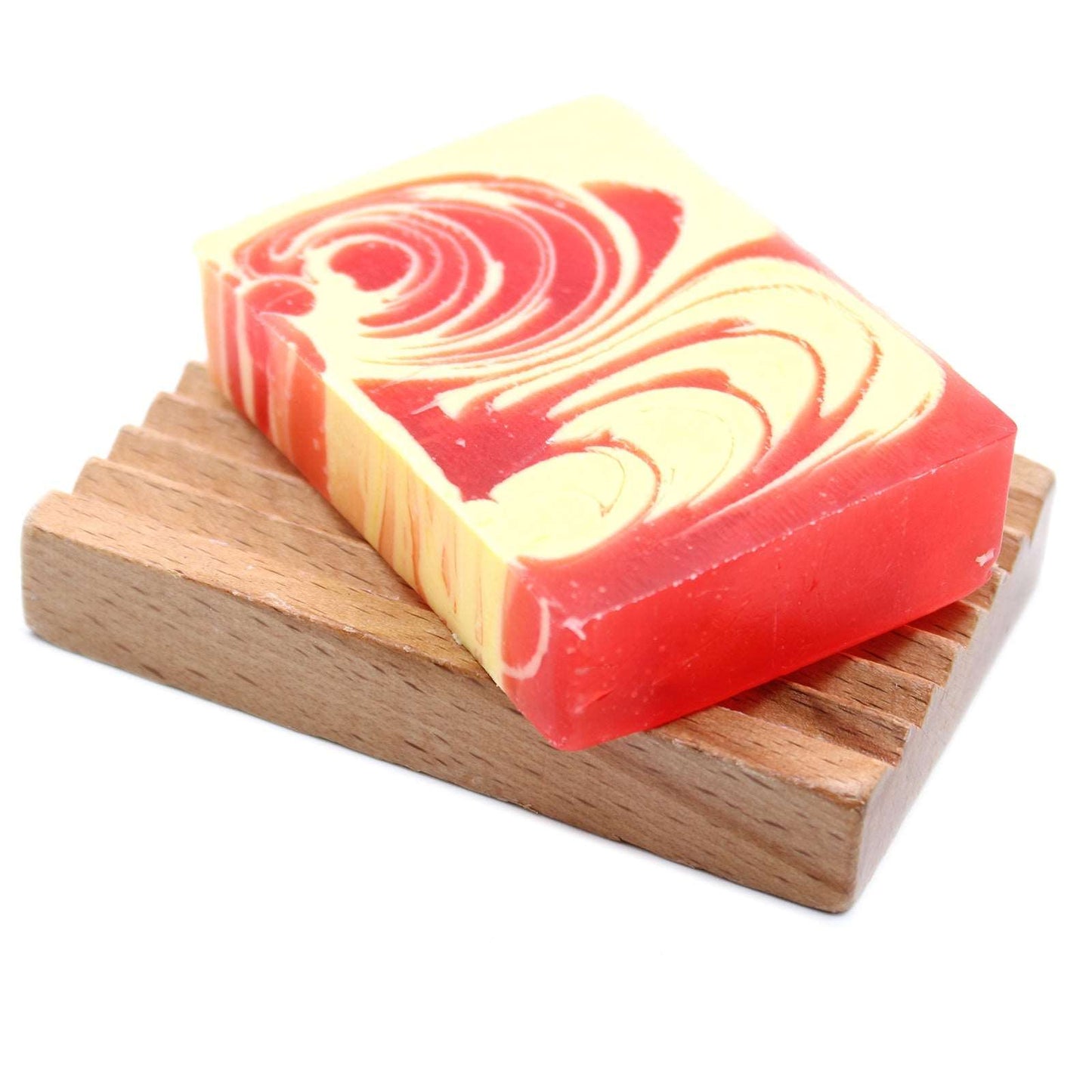 Handcrafted Soap 100g Slice - Strawberry - Soothing Suds