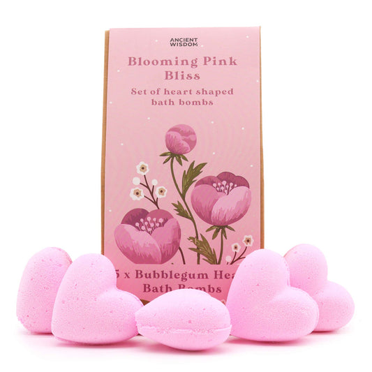 Bath Heart Gift Set - Blooming Pink Bliss