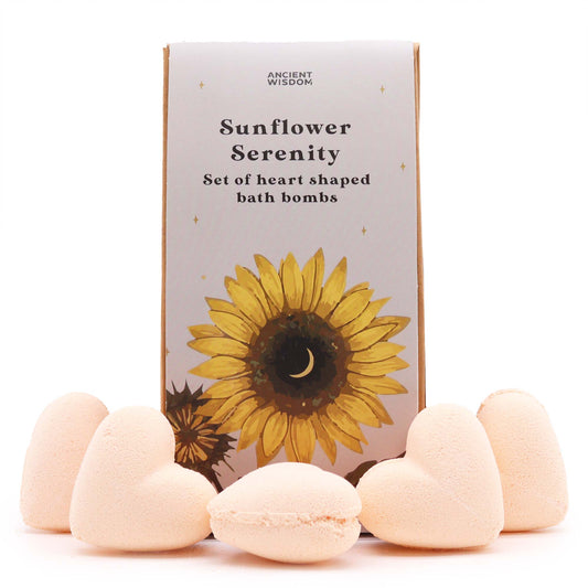 Bath Heart Gift Set - Sunflower Serenity