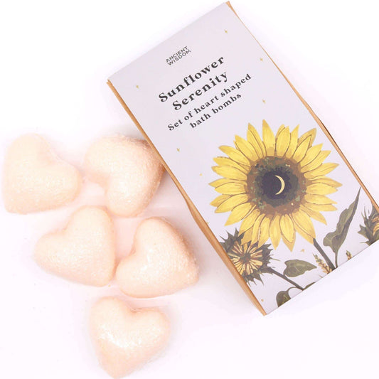 Bath Heart Gift Set - Sunflower Serenity