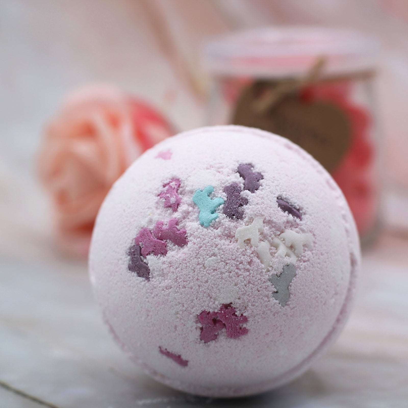 Magic Unicorns Bath Bomb - White Fig - Soothing Suds