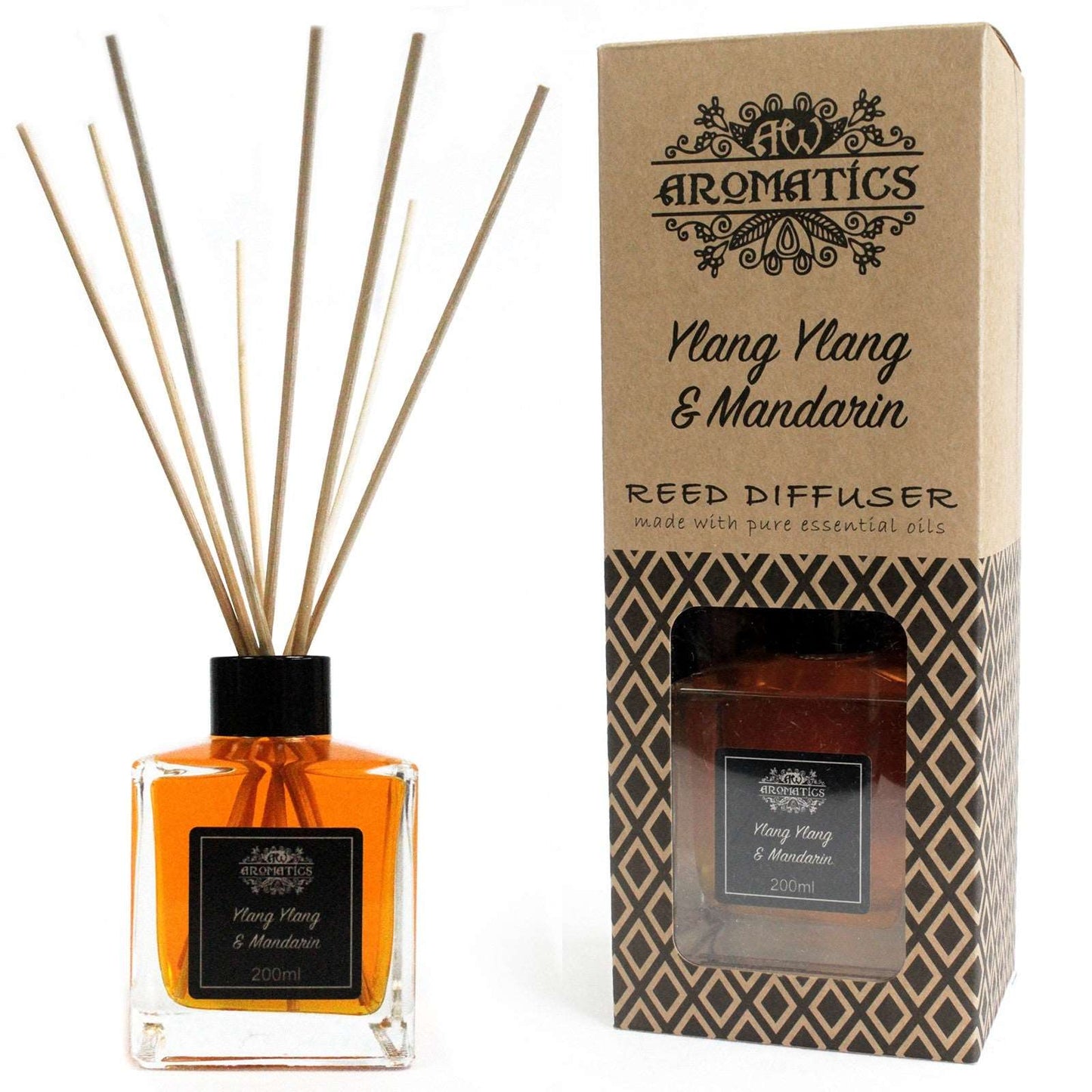 Ylang Ylang & Mandarin Essential Oil Reed Diffuser