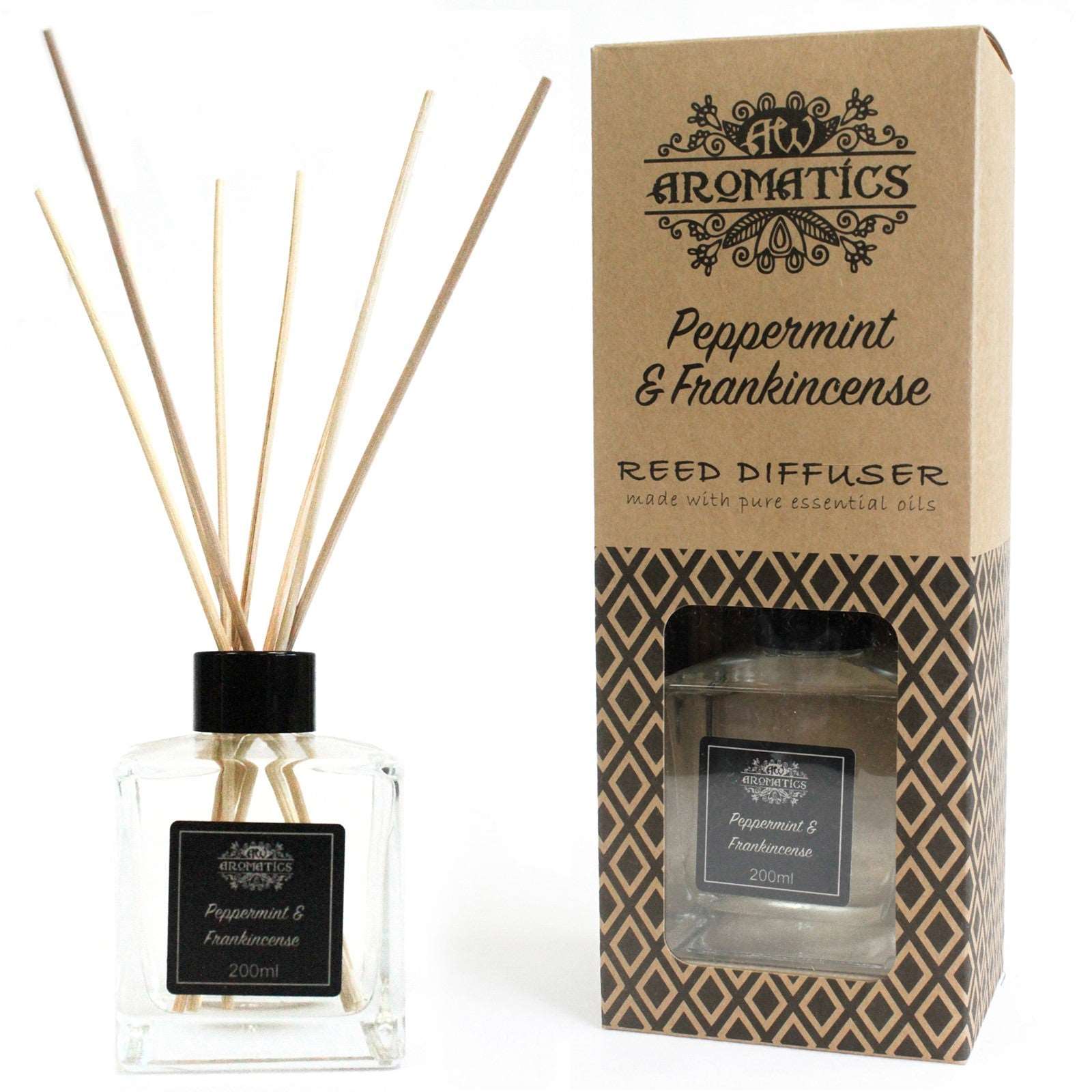 Peppermint & Frankincense Essential Oil Reed Diffuser