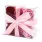 Set of 9 Soap Flowers - Pink Roses - Soothing Suds