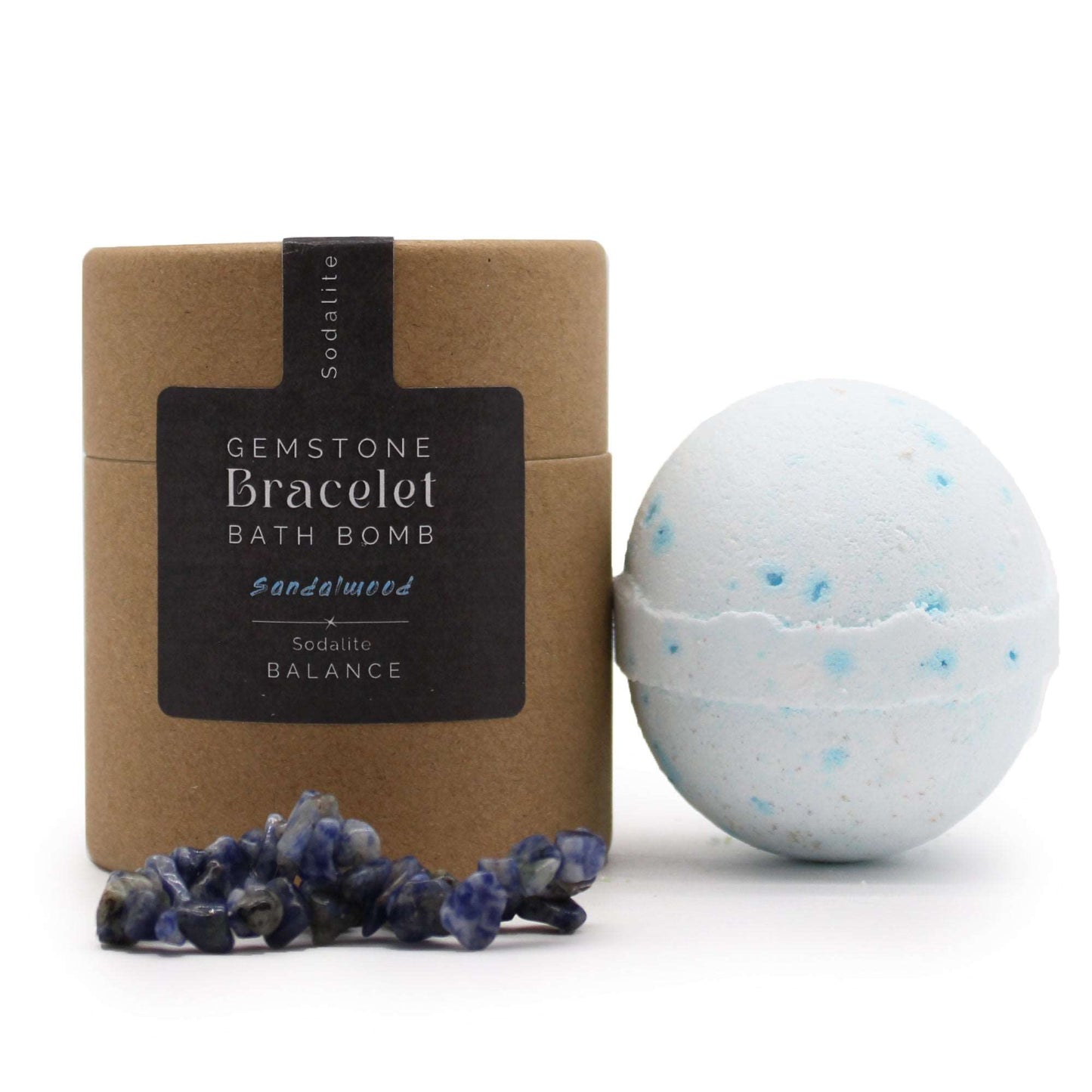 Sodalite Gem Bracelet Bath Bomb - Soothing Suds