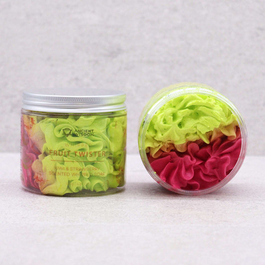 Strawberry & Kiwi Whipped Soap 120g - Soothing Suds