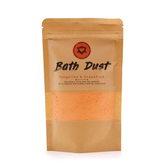 Tangerine & Grapefruit Bath Dust 190g - Soothing Suds