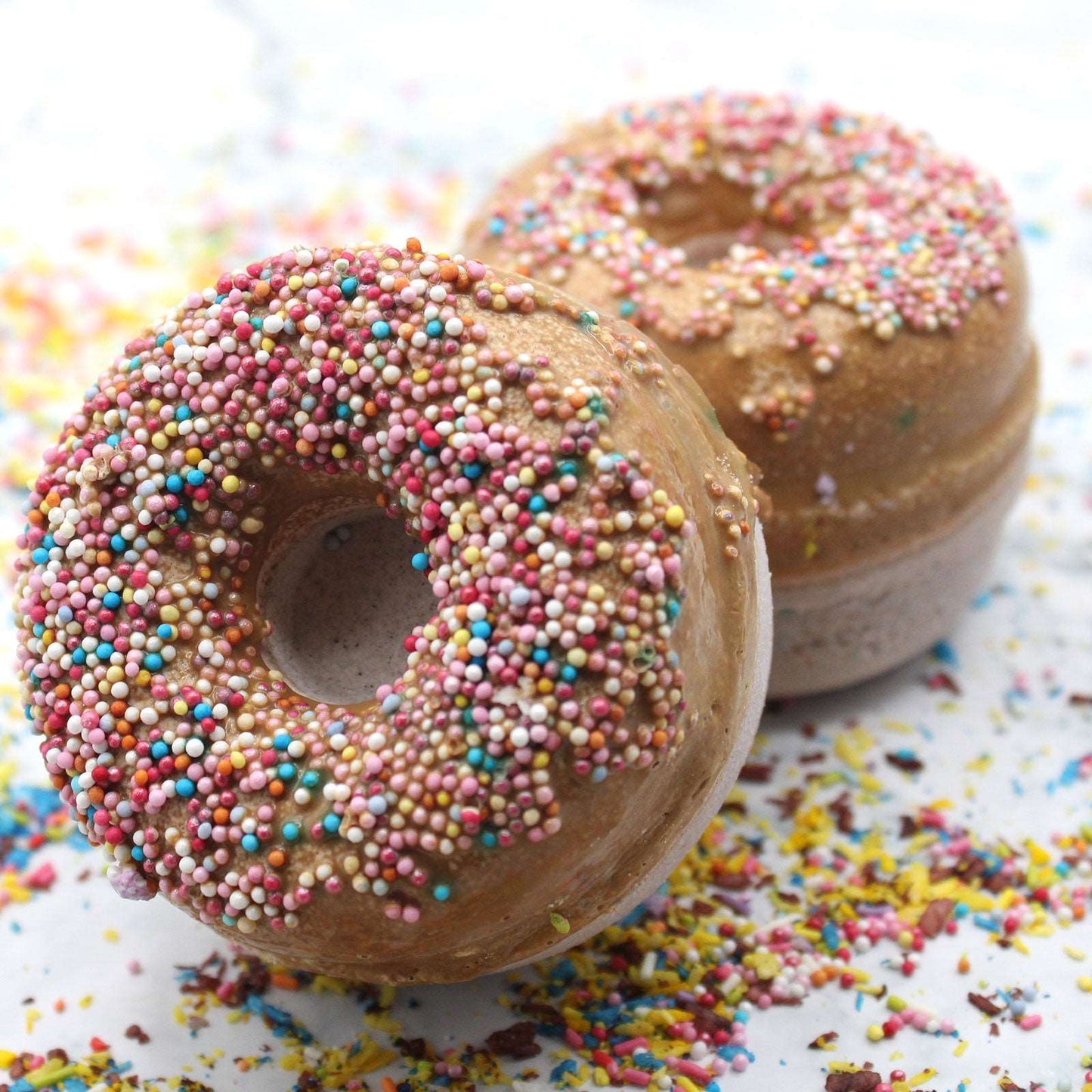 Toffee & Caramel Bath Donuts - Soothing Suds