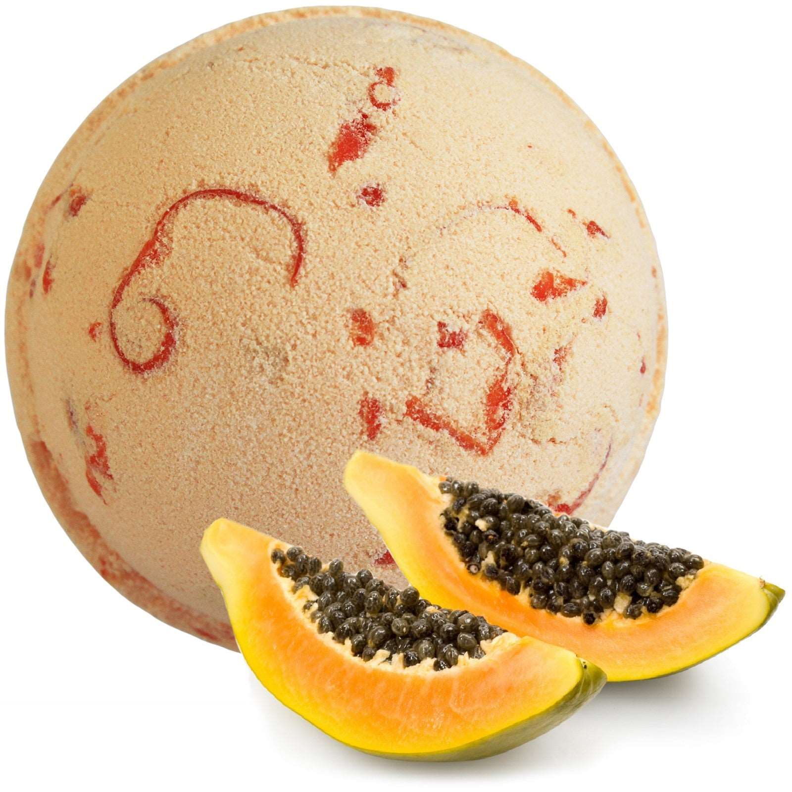 Tropical Paradise Coco Bath Bomb - Papaya - Soothing Suds