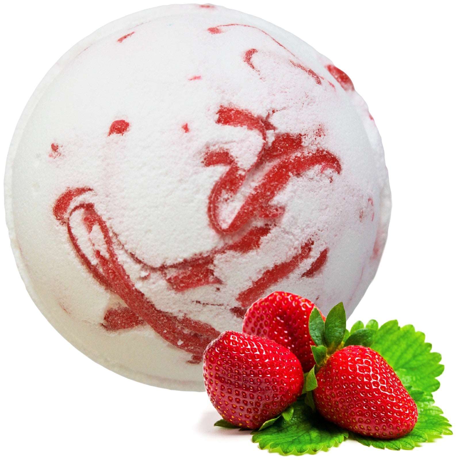 Tropical Paradise Coco Bath Bomb - Strawberry - Soothing Suds